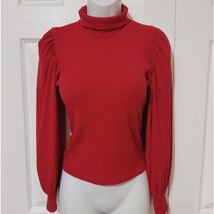Red Long Blouse